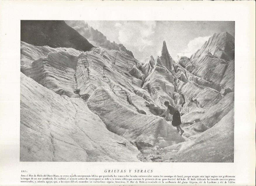 LAMINA 22786: Mar del Hielo del Montblanc