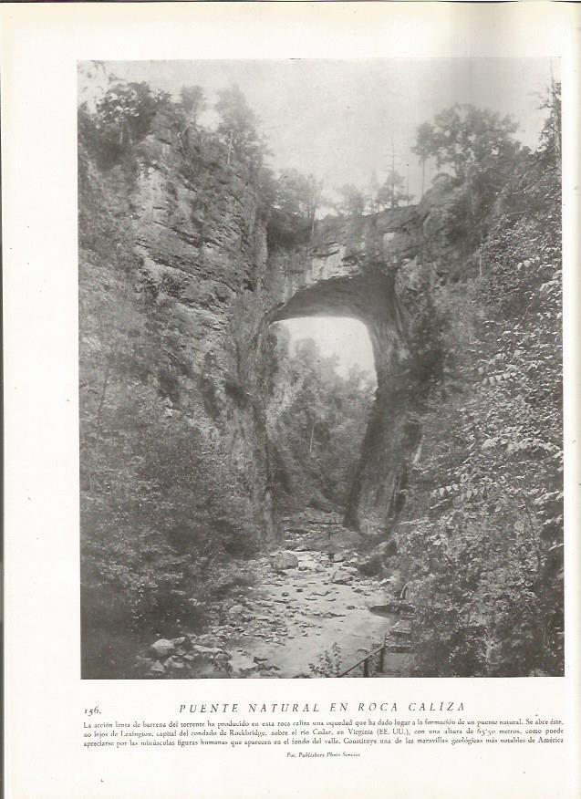 LAMINA 22801: Puente natural en Rockbridge, Estados Unidos
