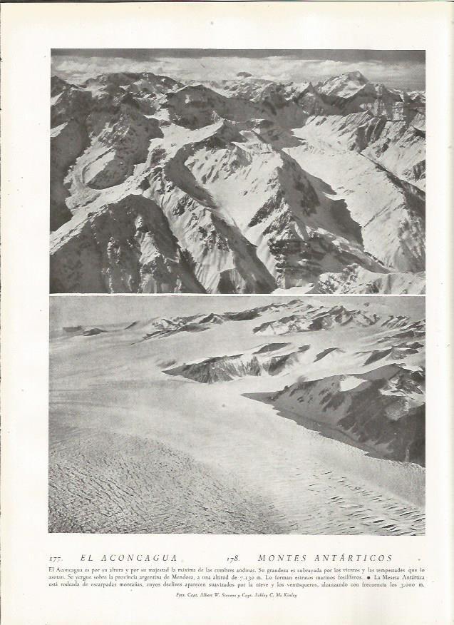 LAMINA 22809: El Aconcagua y montes antarticos
