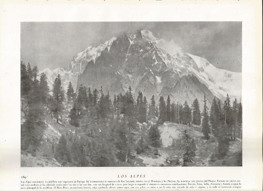 LAMINA 22806: Los Alpes