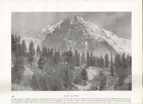 LAMINA 22806: Los Alpes