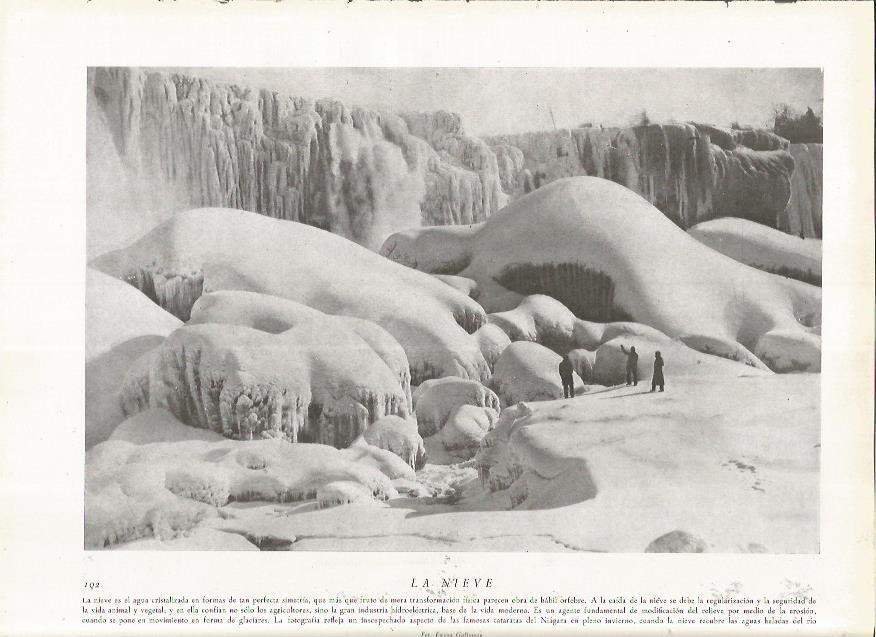 LAMINA 22782: Cataratas del Niagara heladas