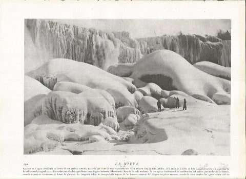 LAMINA 22782: Cataratas del Niagara heladas
