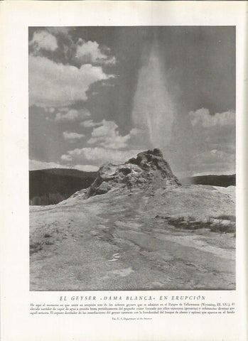 LAMINA 22746: El Dama Blanca en erupcion
