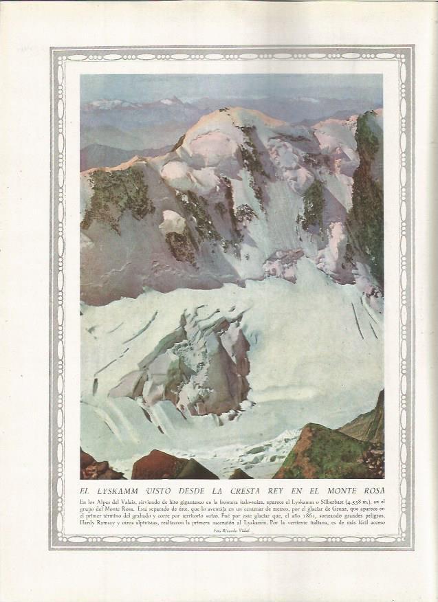 LAMINA 22745: El Lyskamm en el Monte Rosa