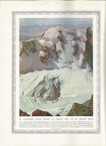 LAMINA 22745: El Lyskamm en el Monte Rosa
