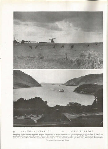 LAMINA 22773: Llanura en Holanda y el rio Hudson