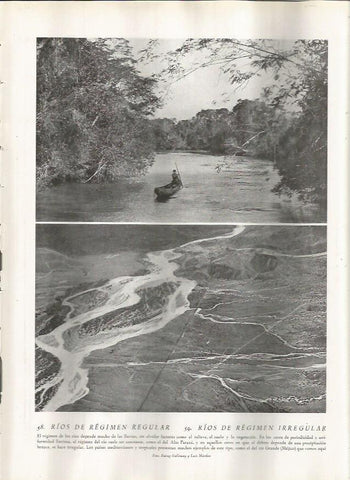 LAMINA 22766: Rio Alto Panama y Rio Grande en Mexico