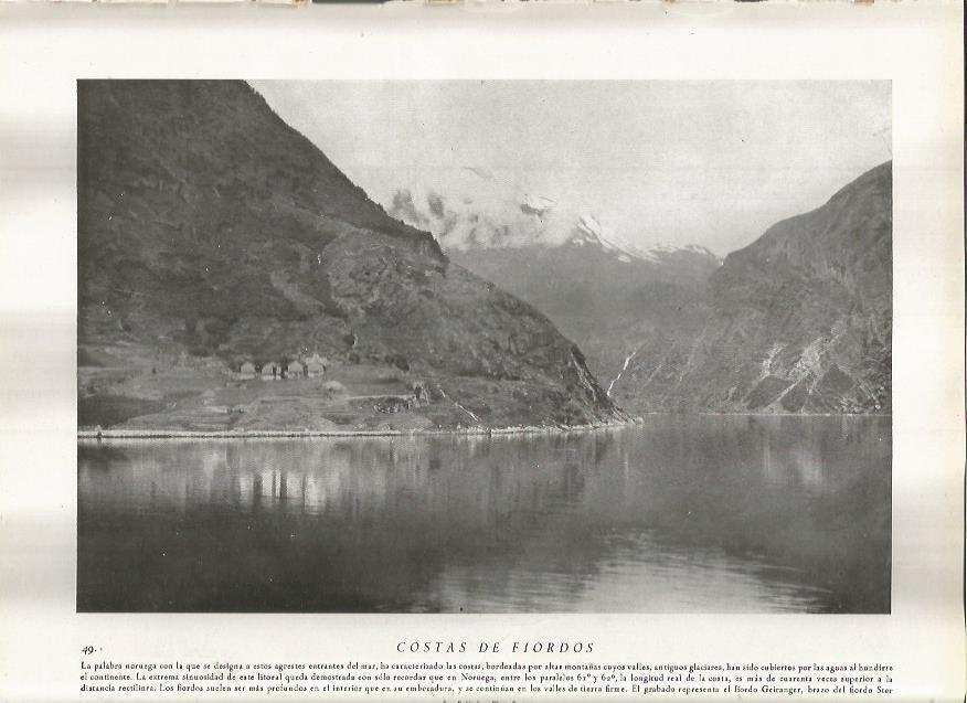 LAMINA 22763: Fiordo Geiranger, Noruega