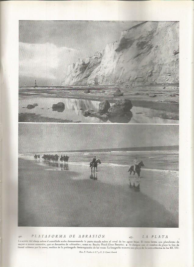 LAMINA 22761: Beachy Head en Gran Bretaña y playa en USA