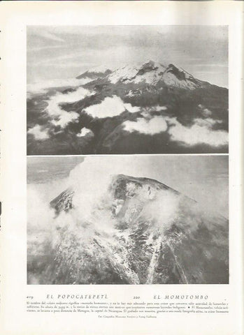 LAMINA 22822: El Popocatepetl y el Momotombo