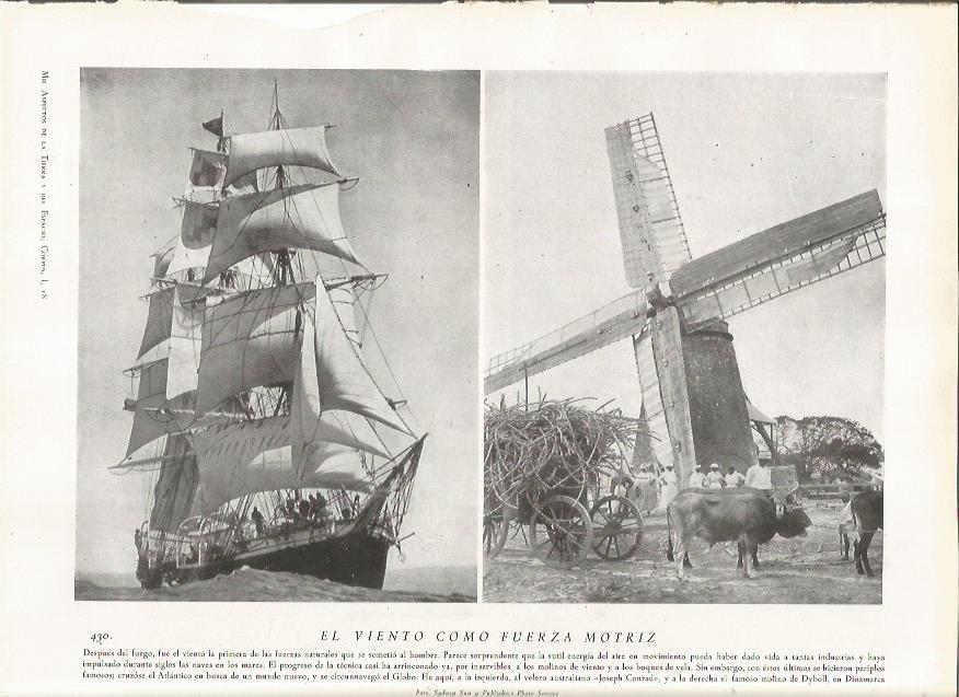 LAMINA 22884: El Joseph Conrad de Australia y molino en Dinamarca