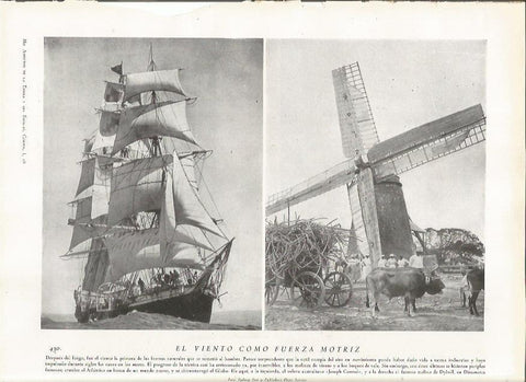 LAMINA 22884: El Joseph Conrad de Australia y molino en Dinamarca