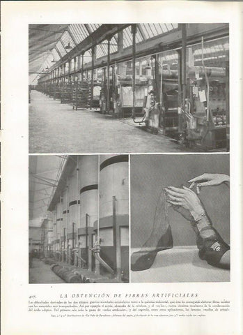 LAMINA 22880: Instalaciones de la fabrica La Seda de Barcelona