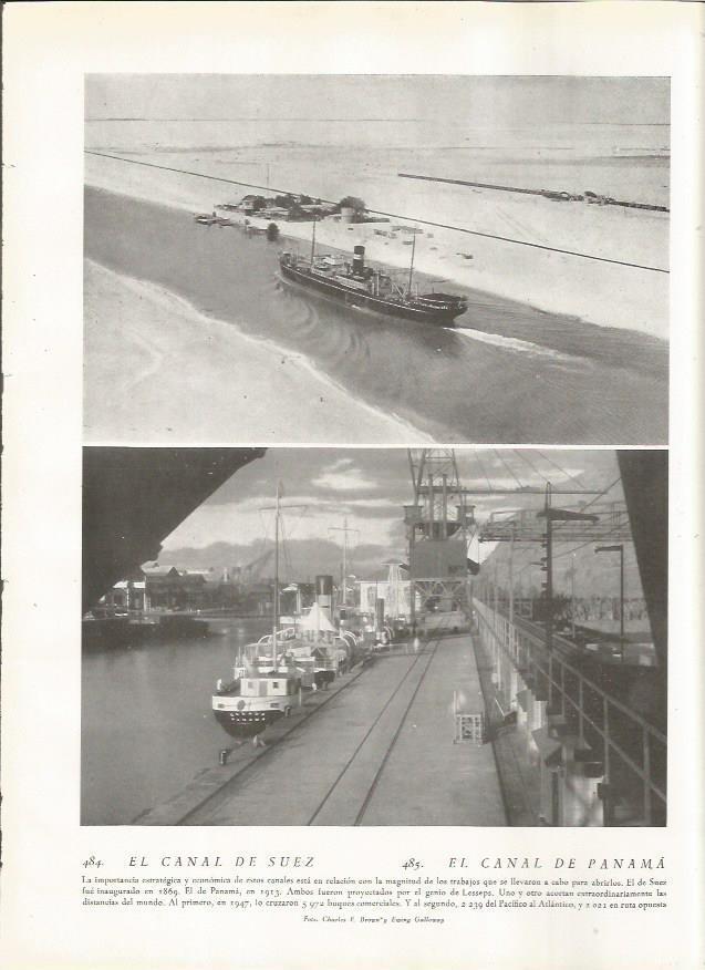 LAMINA 22902: El Canal de Suez y el Canal de Panama