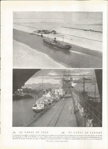 LAMINA 22902: El Canal de Suez y el Canal de Panama