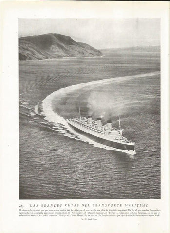 LAMINA 22901: El Queen Mary de la ruta Southampton-Nueva York