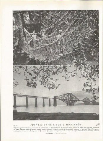 LAMINA 22899: Puente en Angola y en Escocia