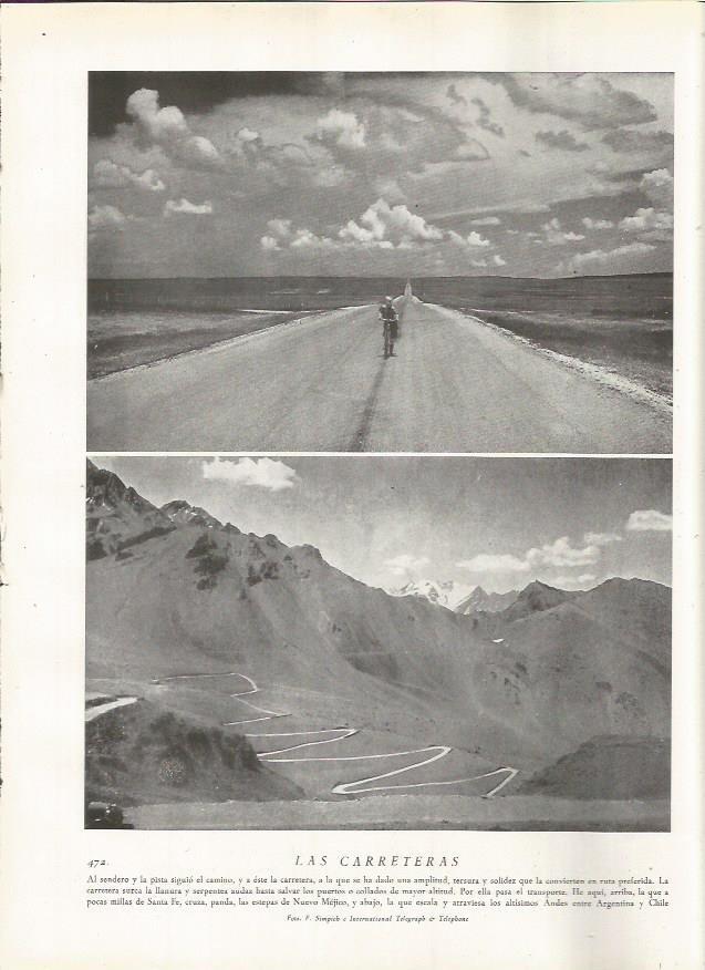 LAMINA 22898: Carretera en Nuevo Mexico y en los Andes