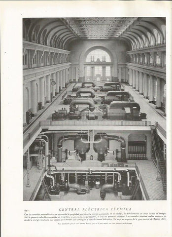 LAMINA 22887: Central electrica en Buenos Aires