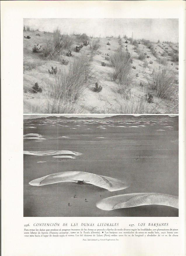 LAMINA 22826: Dunas en L'Escala, Girona y en Talara, Peru