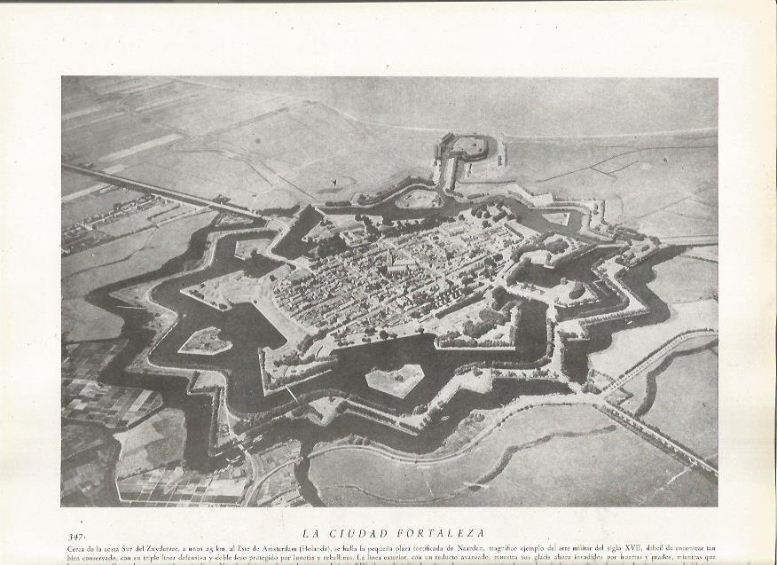 LAMINA 22858: Vista aerea de Naarden, Holanda