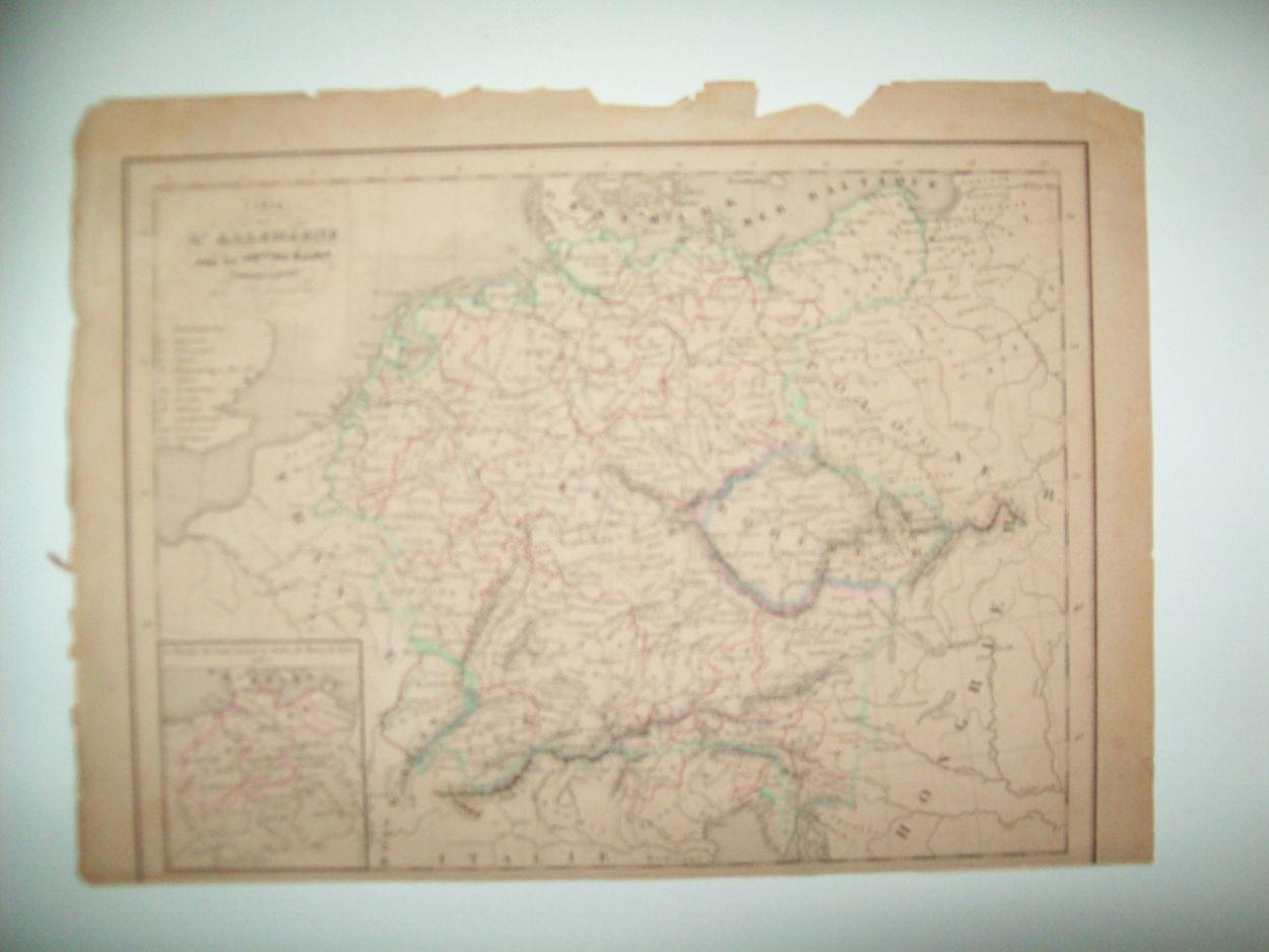 LAMINA 22739: Mapa de Alemania en epoca de los Lombardos