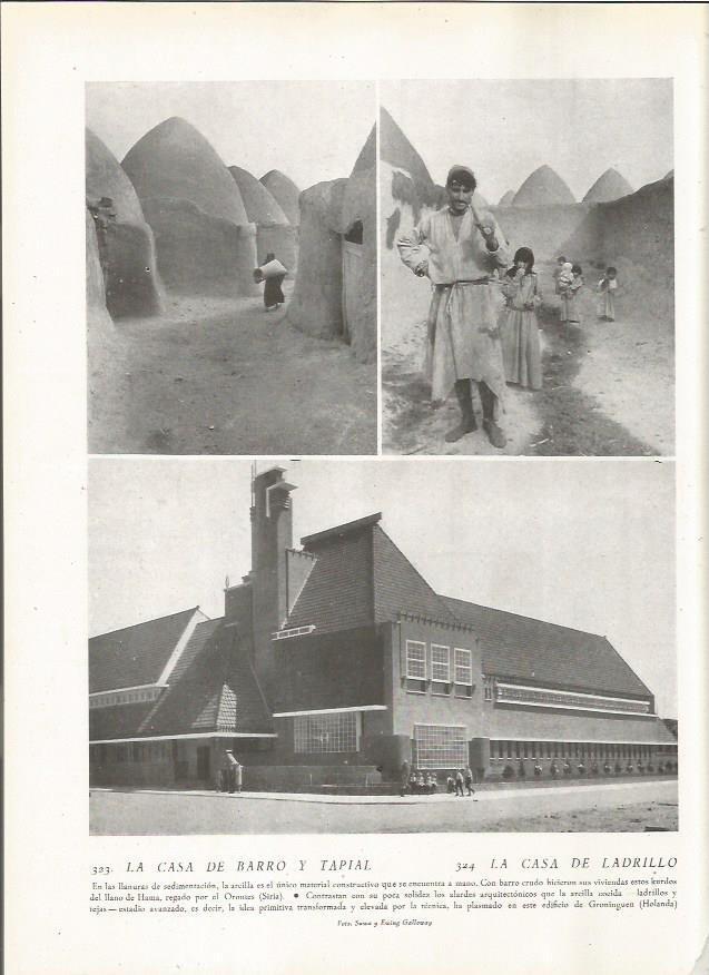 LAMINA 22852: Casas en Siria y edificio de Groninguen, Holanda