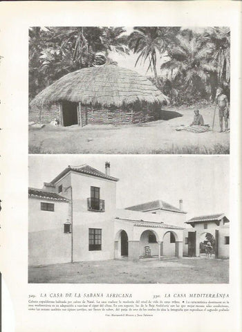 LAMINA 22854: Casa de la sabana de Africa y cortijo 