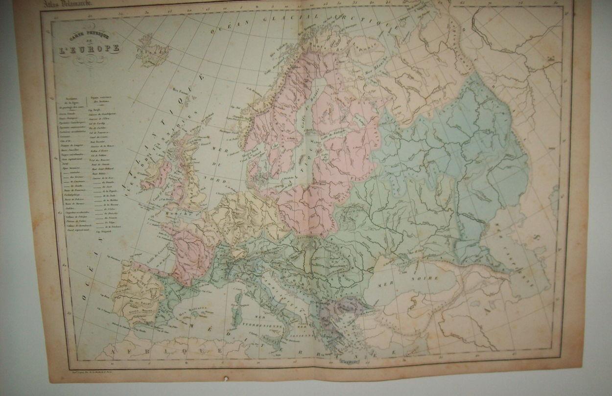 LAMINA 22736: Mapa fisico de Europa