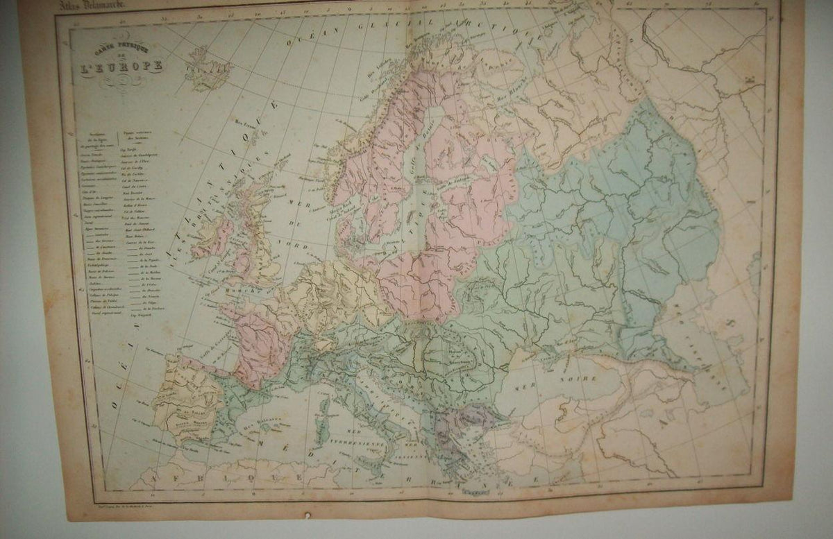LAMINA 22736: Mapa fisico de Europa