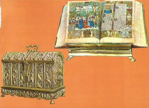 LAMINA 22629: Misal y cofre de Isabel La Catolica