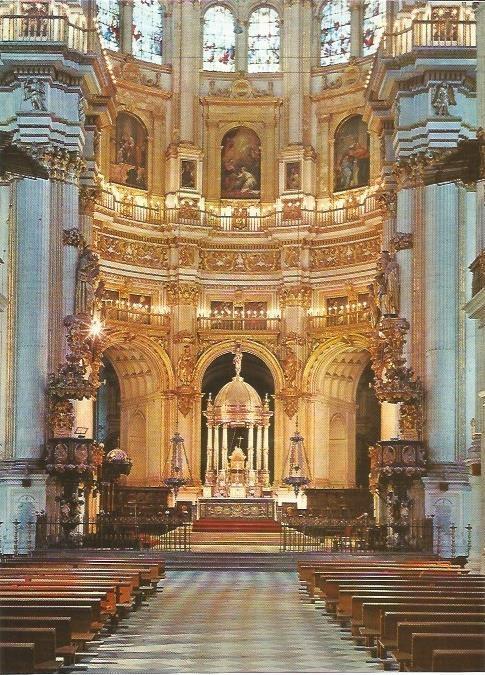 LAMINA 22624: Capilla Mayor de la Catedral de Granada