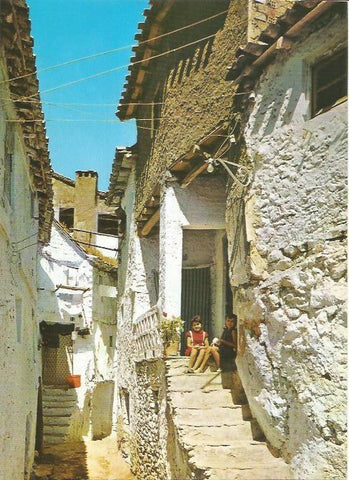 LAMINA 22622: Calle de un pueblo de Granada