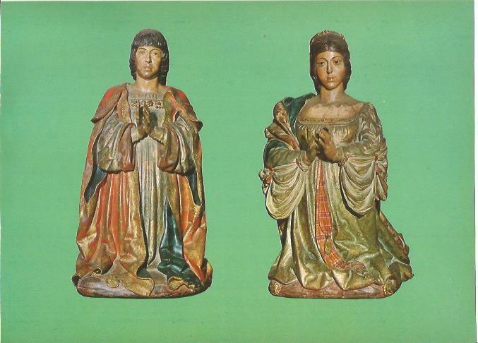 LAMINA 22630: Fernando e Isabel en la Capilla Real de Granada