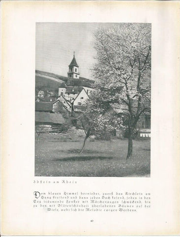 LAMINA 22647: Pueblo cerca del Rin, Alemania