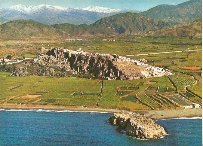LAMINA 22635: Vista aerea de Salobreña, Granada