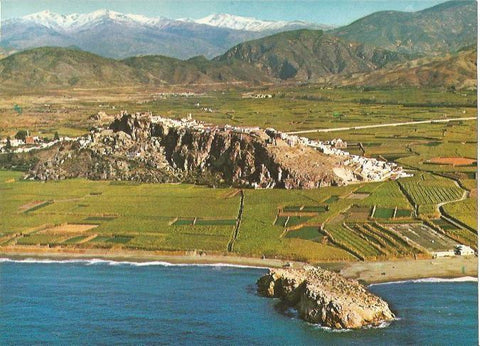 LAMINA 22635: Vista aerea de Salobreña, Granada