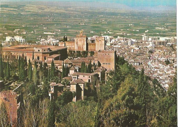LAMINA 22587: Vista de la Alhambra de Granada