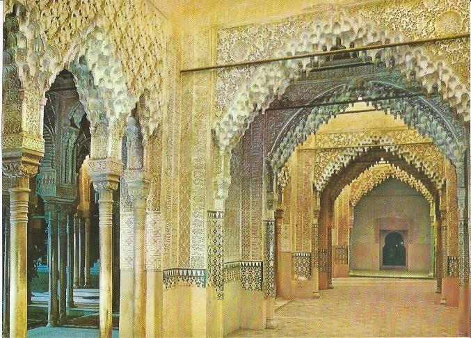 LAMINA 22589: Vista de la Sala de Justicia de la Alhambra, Granada