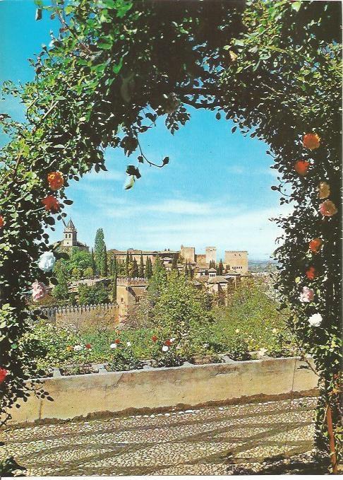 LAMINA 22608: Vista de la Alhambra desde el Generalife