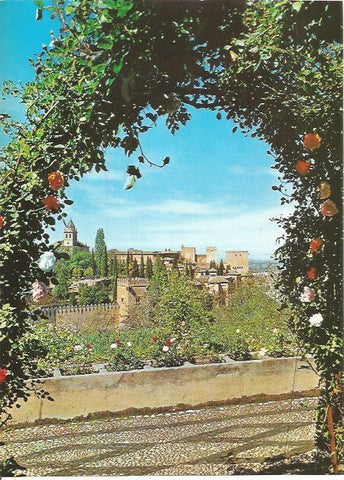 LAMINA 22608: Vista de la Alhambra desde el Generalife