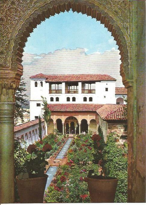 LAMINA 22600: Patio de la Acequia. Alhambra, Granada