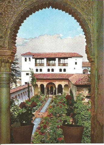 LAMINA 22600: Patio de la Acequia. Alhambra, Granada