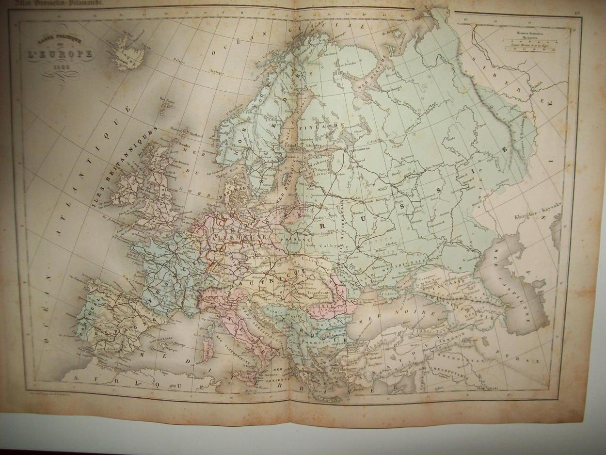 LAMINA 22711: Mapa de Europa en 1880
