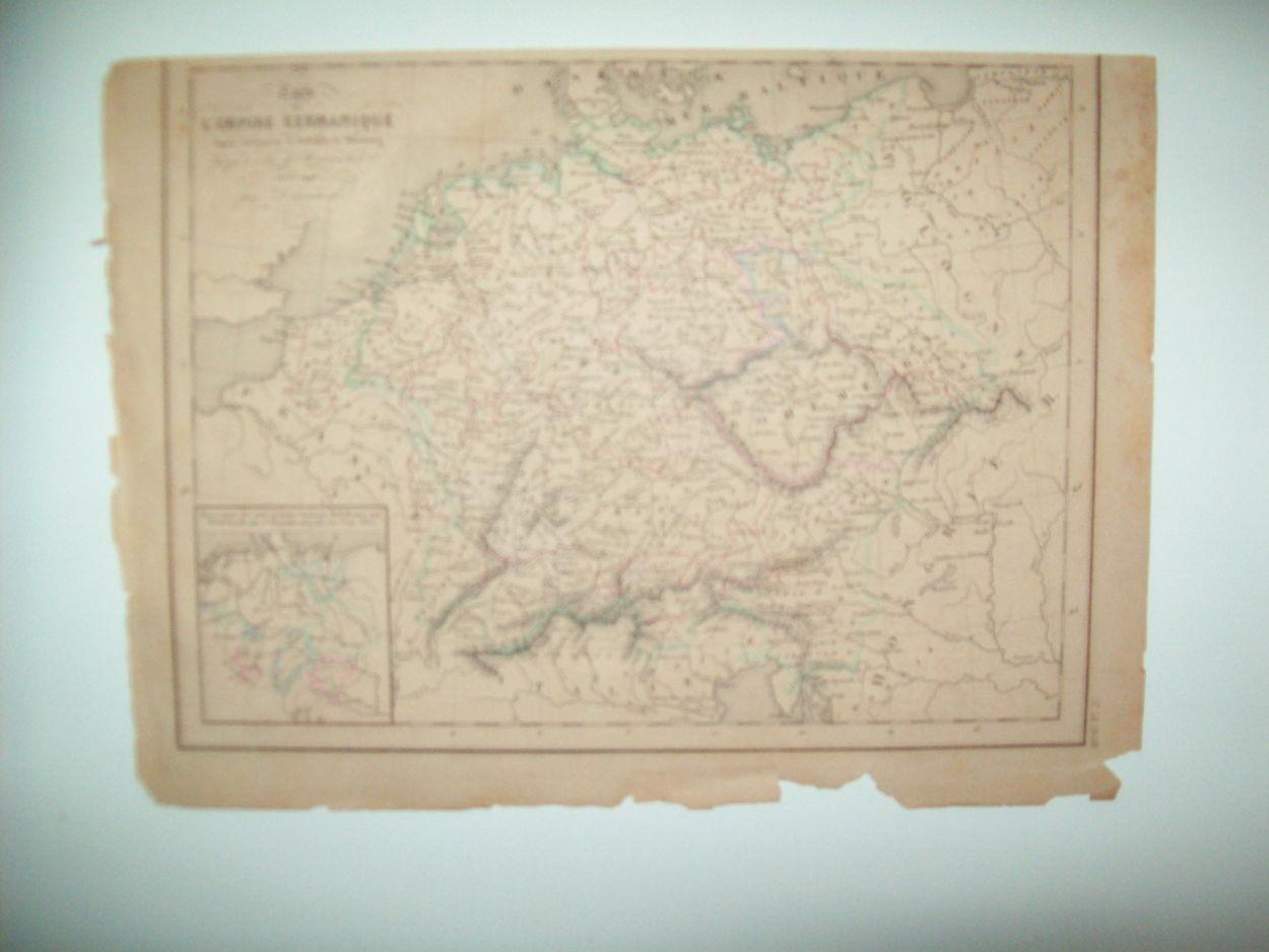 LAMINA 22706: Mapa del Imperio Germanico bajo Rodolfo de Habsburgo