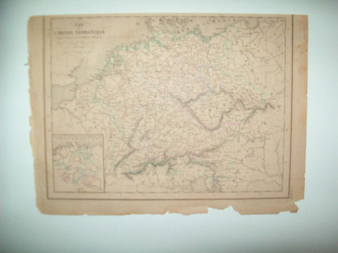 LAMINA 22706: Mapa del Imperio Germanico bajo Rodolfo de Habsburgo