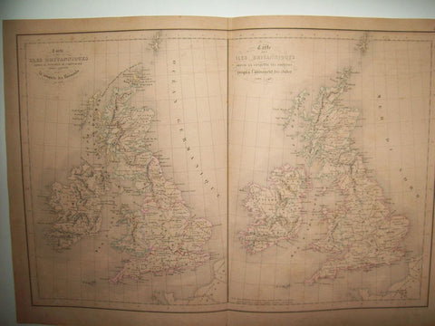 LAMINA 22703: Mapa de las Islas Britanicas depues de los Normandos