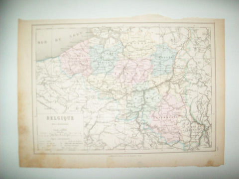 LAMINA 22716: Mapa de Belgica