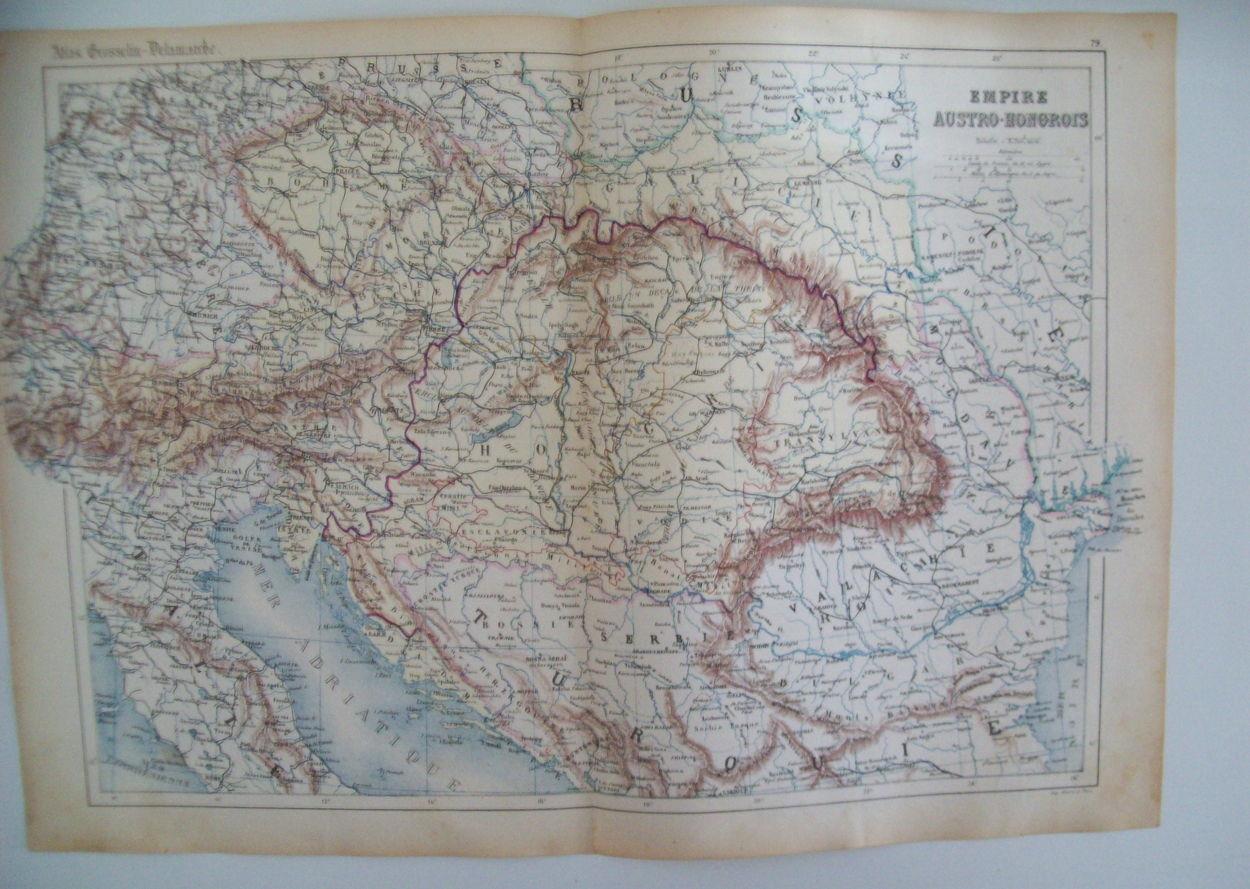 LAMINA 22718: Mapa del Imperio Austro-Hungaro